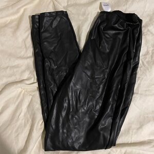 Express faux leather leggings